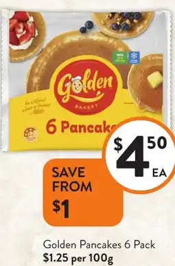 Foodworks Golden Pancakes offer