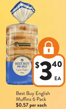 Foodworks Best Buy English Muffins offer