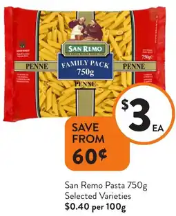 Foodworks San Remo Pasta offer