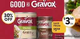 Foodworks Gravox Instant Gravy or Sauce offer