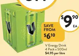 Foodworks V Energy Drink offer
