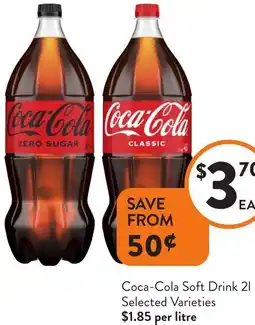 Foodworks Coca-Cola Soft Drink offer