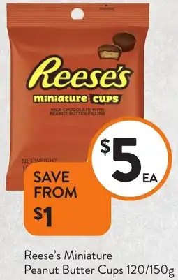 Foodworks Reese's Miniature Peanut Butter Cups offer