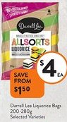 Foodworks Darrell Lea Liquorice Bags offer