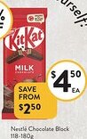 Foodworks Nestlé Chocolate Block offer