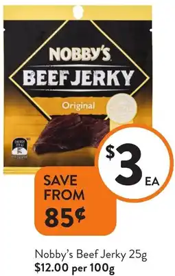 Foodworks Nobby's Beef Jerky offer