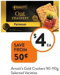 Foodworks Arnott's Gold Crackers offer