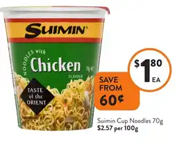 Foodworks Suimin Cup Noodles offer