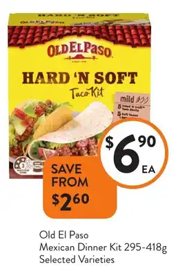 Foodworks Old El Paso Mexican Dinner Kit offer