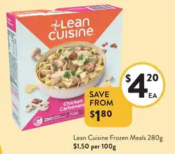 Foodworks Lean Cuisine Frozen Meals offer