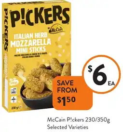 Foodworks McCain P!ckers offer