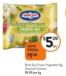 Foodworks Birds Eye Frozen Vegetable offer