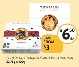 Foodworks Pastel De Nata Portuguese Custard Tarts offer