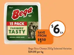 Foodworks Bega Slice Cheese offer