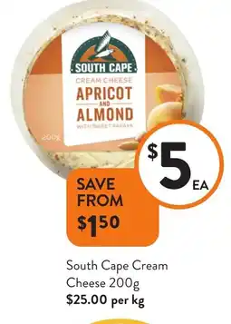 Foodworks South Cape Cream Cheese offer