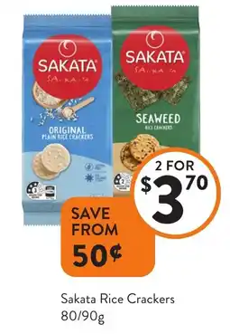 Foodworks Sakata Rice Crackers offer