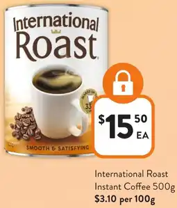 Foodworks International Roast Instant Coffee offer