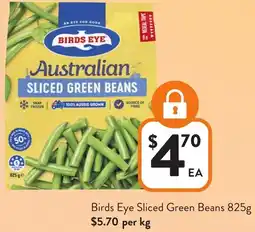 Foodworks Birds Eye Sliced Green Beans offer