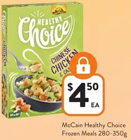 Foodworks McCain Healthy Choice Frozen Meals offer