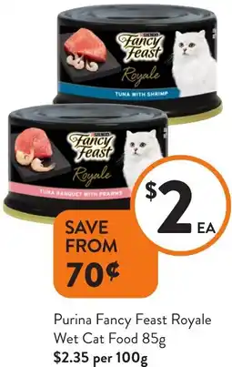 Foodworks Purina Fancy Feast Royale Wet Cat Food offer
