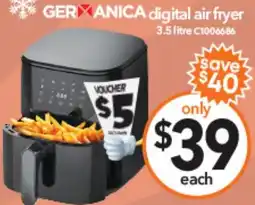 Cheap as Chips Germanica digital air fryer offer