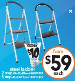 Cheap as Chips Steel ladder offer
