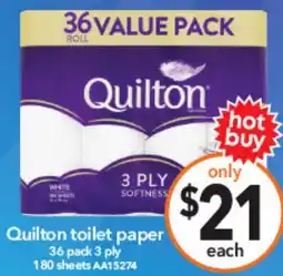 Cheap as Chips Quilton toilet paper offer