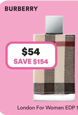 Priceline Burberry london for women edp offer