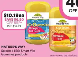 Priceline Nature's way Kids Smart Vita Gummies offer