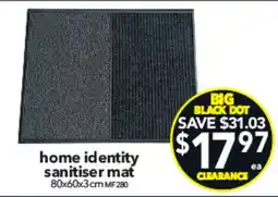 Cheap as Chips Home identity sanitiser mat offer