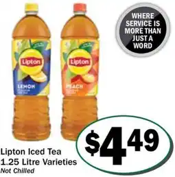 Friendly Grocer Lipton iced tea offer