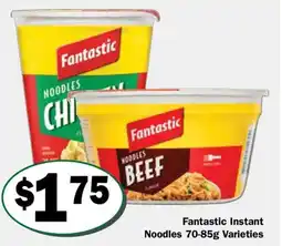 Friendly Grocer Fantastic instant noodles offer