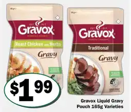 Friendly Grocer Gravox liquid gravy pouch offer