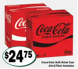 Friendly Grocer Coca-cola soft drink can offer