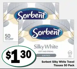 Friendly Grocer Sorbent silky white travel offer