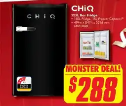 The Good Guys Chiq 125 l bar fridge offer