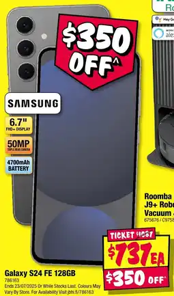 JB Hi-Fi Samsung galaxy s24 fe 128gb offer