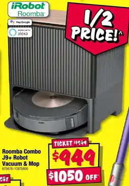 JB Hi-Fi Roomba combo j9+ robot vacuum & mop offer