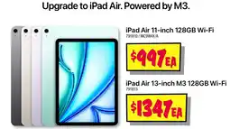 JB Hi-Fi Ipad air 13-inch m3 128gb wi-fi offer