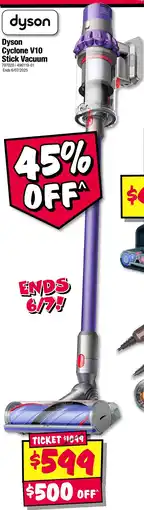 JB Hi-Fi Dyson cyclone v10 stick vacuum offer