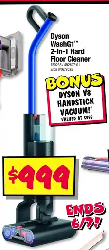 JB Hi-Fi Dyson washg1 2-in-1 hard floor cleaner offer