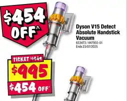 JB Hi-Fi Dyson v15 detect absolute handstick vacuum offer