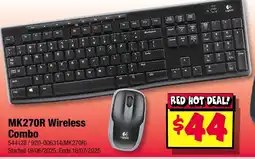 JB Hi-Fi Mk270r wireless combo offer