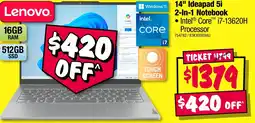 JB Hi-Fi 14" ideapad 5i 2-in-1 notebook offer