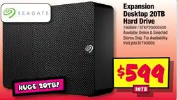JB Hi-Fi Expansion desktop 20tb hard drive offer