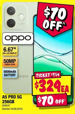 JB Hi-Fi A5 pro 5g 256gb offer