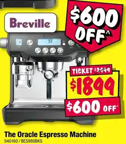JB Hi-Fi The oracle espresso machine offer