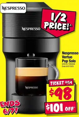 JB Hi-Fi Nespresso vertuo pop solo offer