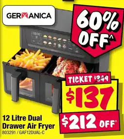 JB Hi-Fi 12 litre dual drawer air fryer offer