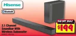 JB Hi-Fi 2.1 channel soundbar with wireless subwoofer offer